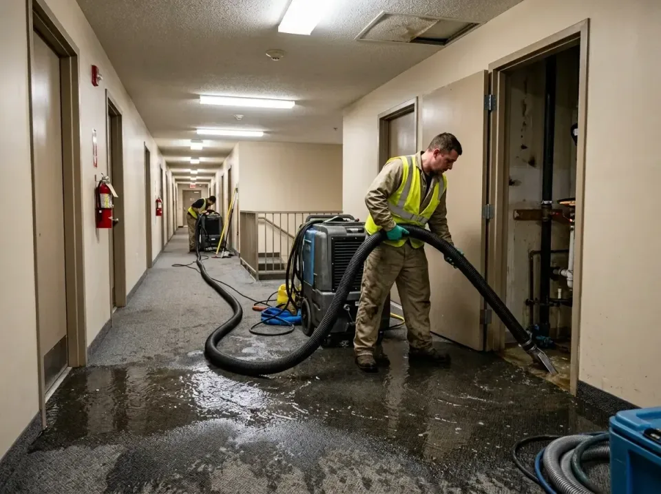 multi-unit-apartment-hallway-f-005 — frequently asked questions, Emergency Burst Pipe Water Extraction & Removal in Covingto…
